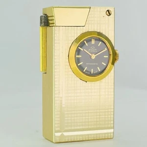Nuevo de Lote Antiguo Buler Reloj Encendedor 17 Joyas Oro Aceite Encendedor Raro De Colección - Imagen 1 de 10