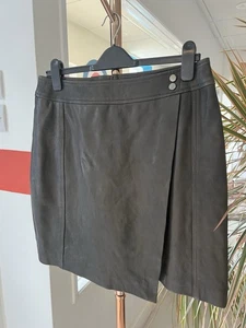 Mint Velvet Leather Gray Skirt BNWT - Picture 1 of 8