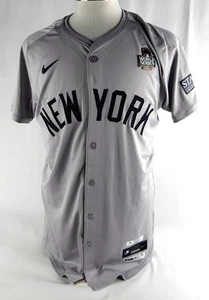 Camiseta gris emitida por el juego 2024 New York Yankees Marcus Stroman #0 Serie Mundial P - Imagen 1 de 10