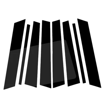 8pc Black Door Pillar Posts Trim Covers Fit For Ford Edge LINCOIN MKX 07-2014 - Image 1 of 4