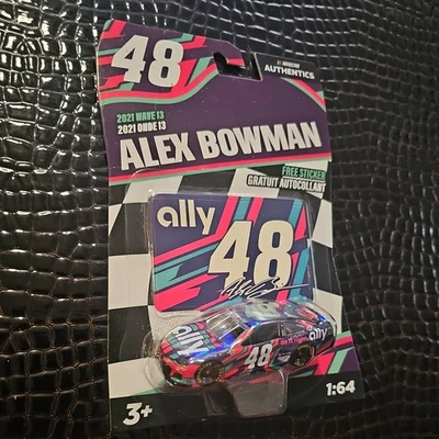 NASCAR AUTHENTICICS ALEX BOWMAN 2021 WAVE 13 ALLY CAR ESCALA 1:64  Foto 1 de 4