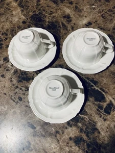 Vtg. Villeroy And Boch Manoir Set Of 3 Coffee & 3 Saucers - Picture 1 of 4