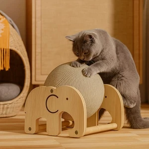 Wear-resistant Cat Scratching Ball Toy Cat Claw Grinding Toy Relieve Boredom - Picture 1 of 13