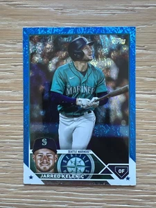 2023 Topps Update Jarred Kelenic Blue Foil Parallel /999 #US321 Mariners MLB - Picture 1 of 2
