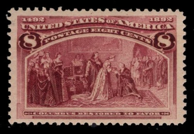 MOMEN: US STAMPS #236 MINT OG H PF GRADED CERT VF/XF-85 LOT #85361 - Image 1 of 3