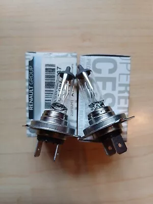 2x ORIGINAL Renault Halogenlampe Glühlampe H7 12V 55W PX26d 7701057737 - Bild 1 von 4