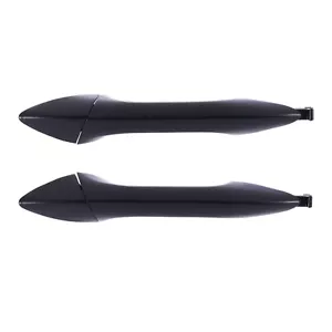 Door Handle Outer for Hyundai Elantra MD 11-15 Set of 2 Black REAR LEFT+RIGHT - Picture 1 of 4