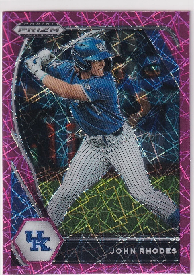 2021 Prizms Pink Velocity John Rhodes Prizm Draft FR1846 - Image 1 of 1