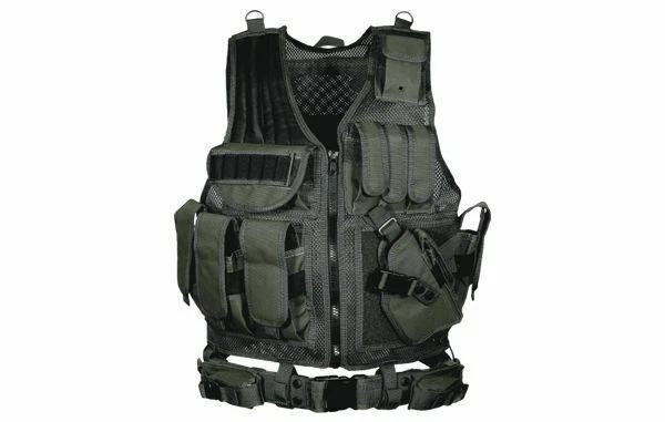 Leapers - UTG, 547 - Law Enforcement Tactical Vest Black Durable 1680D Polyester - Image 1 of 1