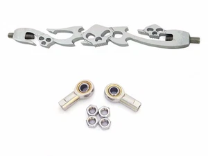 Chrome SKULL SHIFT LINKAGE for Harley Softail Dyna Wide Glide Touring FLHT FLHR - Picture 1 of 1
