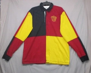 The Wizarding World Of Harry Potter Multicolor Rugby Shirt Long Sleeve Size XXL - Picture 1 of 11
