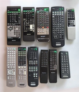 Mandos a distancia originales Sony para SISTEMAS DE AUDIO/VIDEO. Surtido. Probado. Venta EE. UU. - Imagen 1 de 8