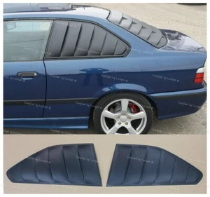BMW E36 Coupe Side Window Slats Gills Sun Blind Cover Deflectors... - Picture 1 of 13