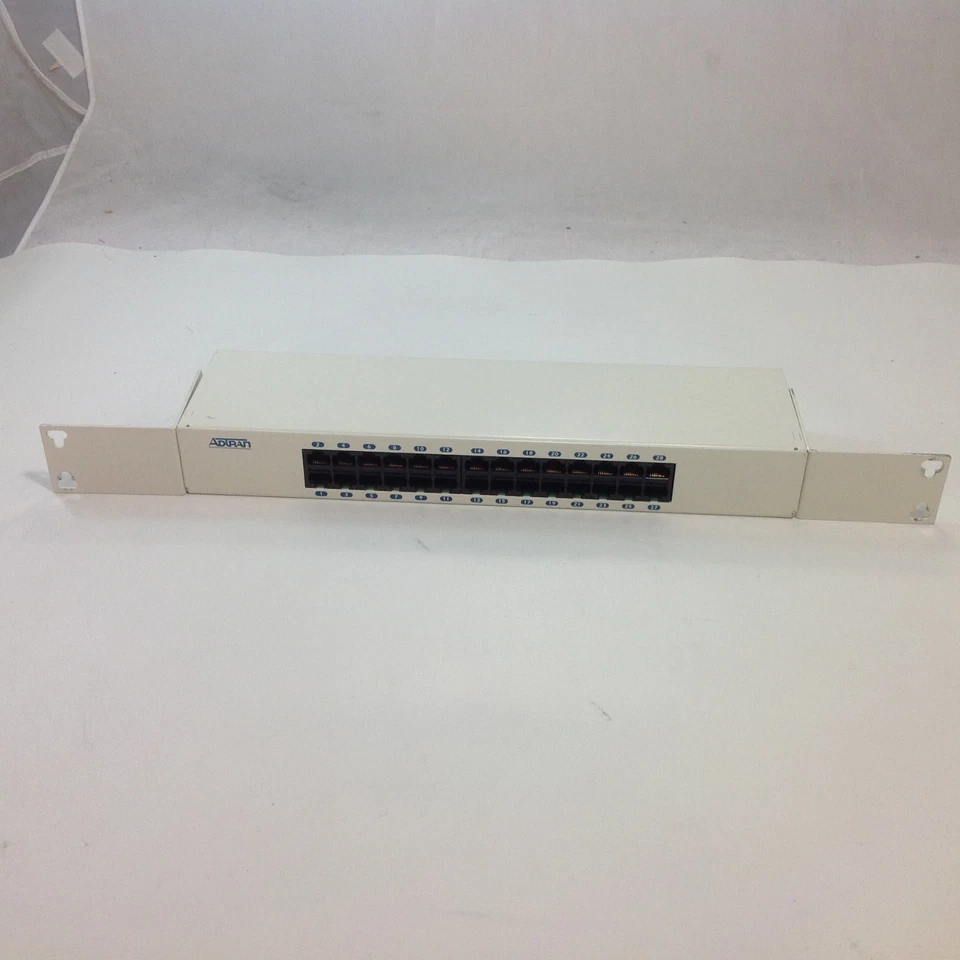 Adtran 1200291L6 MX2800 RJ48 Patch Panel w/o Cables, Used - Image 1 of 1