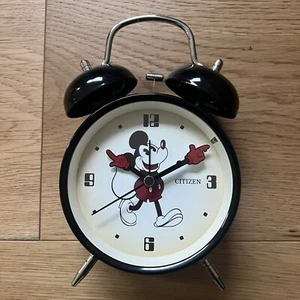 DISNEY CITIZEN QUARTZ TWIN BELL TABLE ALARM CLOCK D23 EXCLUSIVE - Picture 1 of 4