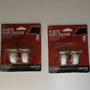 Neu in Verpackung Neu ACE 1-1/4" Plattenhalterung weiß Kunststoffrollen, # 51130 Bett - Bild 1 von 3