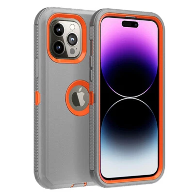 Funda protectora blindada resistente a prueba de golpes para iPhone 17 16 15 14 Pro Max Plus 13 12 Foto 1 de 4