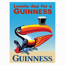Guinness Lovely Day Retro metal tin sign plaque Garage pub man cave Home Large 