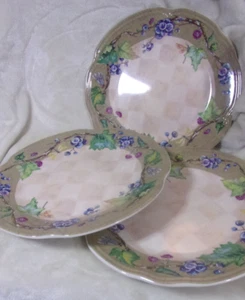 [3] Tracy Porter Claret Collection Dream Delicious 10 3/4" Dinner Plates -POLAND - Picture 1 of 11