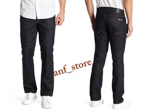 Pantalones de mezclilla elásticos rectos de 5 bolsillos HUDSON Bryon 36 x 32 lavado oscuro $198 nuevos con etiquetas - Imagen 1 de 5