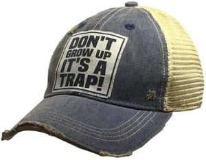 Sombreros de camionero Don't Grow Up - gorras de béisbol con dichos divertidos para mujeres y... - Imagen 1 de 2