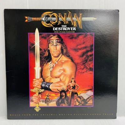 CONAN THE DESTROYER Soundtrack OST LP Vinyl US Original Basil Poledouris MCA6135 - Image 1 of 4