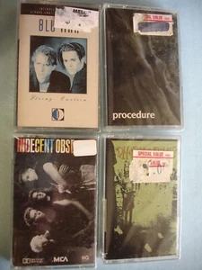 1988-90 4 Sealed Tapes BLU MAX blackgirls INDECENT OBSESSION DHaRMa BuMS BLISS - Picture 1 of 12