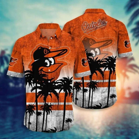 Baltimore Orioles Hawaiian Shirt For Men Women Coconut Tropical Aloha Shirt Gift Cover