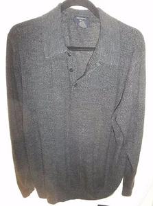 Docker's Men's Size 2XLT 3 button Acrylic Polo style Sweater - Picture 1 of 4