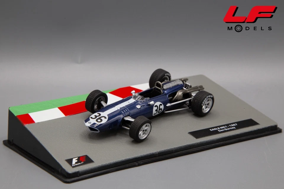 1:43 Eagle MK1 1967 Dan Gurney - F1 Collection - Immagine 1 di 3