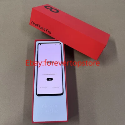Unlocked OnePlus 8 Pro 5G 8+128GB/12+256GB Storage 6.78"48MP Onyx Black 4510mAh - Image 1 of 4