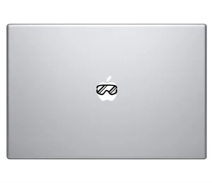 Ski Goggles Decal For Apple Logo Macbook Pro Air Decal Laptop Sticker iPad Decal - Picture 1 of 2