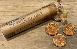 1966 Australian 2 Cent Coin Blunt 2nd Claw-Melbourne Mint-UNC from Mint Roll !! - Picture 1 of 8