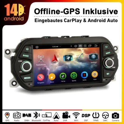 8 Kern Android 14 Autoradio Carplay Navigation Fiat Tipo Aegea Egea Dodge Neon - Bild 1 von 4
