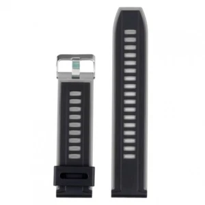 Bracelet Montre Compatible Avec Samsung Xiaomi Garmin Huawei 22MM Gris Noir - Photo 1 sur 1