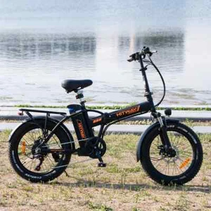 HITWAY BK11 20" Electric Bike Fat Tire Folding E Bike 250W 36V 11.2Ah Battery - Picture 1 of 14