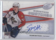 2008-09 Upper Deck Ice Signature Swatches Shawn Matthias #SSJ-MA Rookie Auto RC