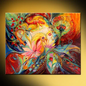 The Zodiac signs: contemporary judaica art print by Elena Kotliarker - Picture 1 of 4