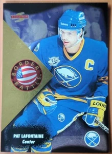 Pat LaFontaine 1995-96 Score Border Battle #7 Buffalo Sabres - Picture 1 of 2