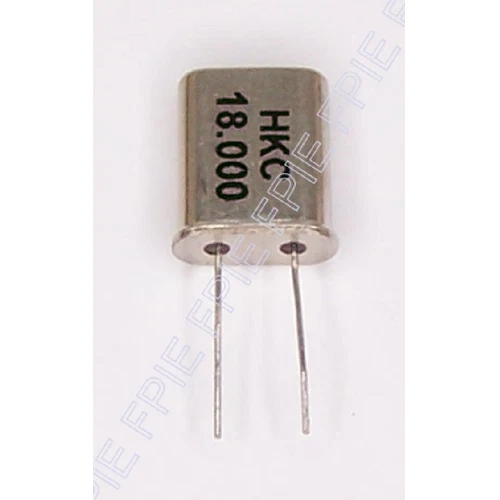 2pk 18.000MHz HC-49 Crystal by HKC (OSC-7201) - Image 1 of 1