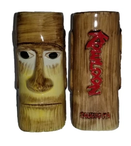 Kowloon Moai Tiki Mug Saugus Mass Tiki Bar Restaurant Retro est 1950 - Picture 1 of 1