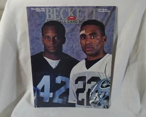 Beckett Football Card Monthly Ronnie Lott & Roger Craig November 1991 * - Imagen 1 de 3