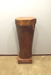 Afrikanische Trommel Botswana Stammesdekoration 17,5" Kopf - Bild 1 von 7