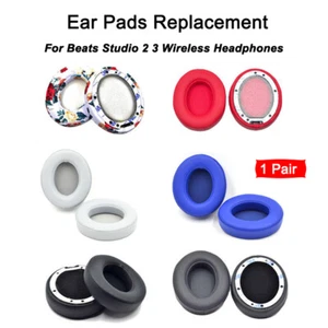 1 paio cuscinetti auricolari per cuffie wireless Beats Studio 2 3 ricambio ADE - Foto 1 di 16