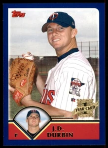 2003 Topps Traded & Rookies #T241 J.D. Durbin Rookie - Foto 1 di 2