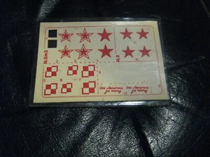 Decal Sheet from a IL-2m3 model kit in 1/72 scale - Partial - Picture 1 of 1