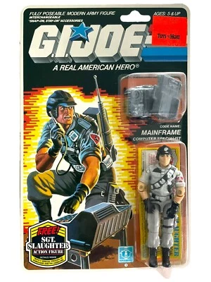Hasbro GI Joe Series 5 1986 mainframe 36 trasero Sgt. Oferta de sacrificio sin usar, en caja sellada § Foto 1 de 4