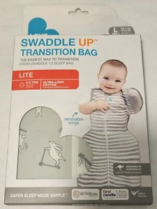 Size Large Love To Dream Swaddle Up Transition Bag Lite 0.2 TOG New in Box - Picture 1 of 6