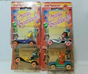 RARISSIMA MAJORETTE x4 CRAZY ROADSTERS ELLIOT THE CAT IN BLISTER DA COLLEZIONE.. - Picture 1 of 8