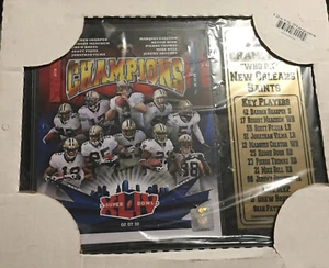 NEW ORLEANS SAINTS SUPER BOWL XLIV CHAMPIONS TEAM FOTO PLAKETTE - Bild 1 von 12